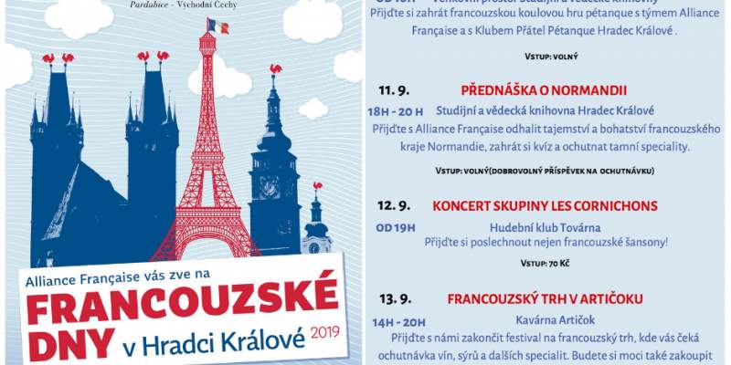 Journées françaises de Hradec Králové 2019