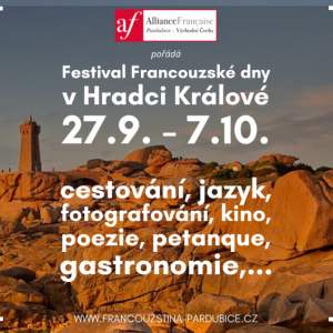 Festival des Journées françaises de Hradec Kralove 2022 - Du 27 septembre 14:00 au 7 octobre 20:00