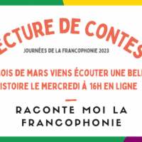 Online čtení pohádky "Vyprávěj mi o frankofonii" - Středa 8. března de 16h00 à 17h00